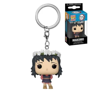 GUARDIANES DE LA NOCHE LLAVERO POCKET POP! VINYL MAKOMO (CON ADORNO DE FLORES) 4 CM