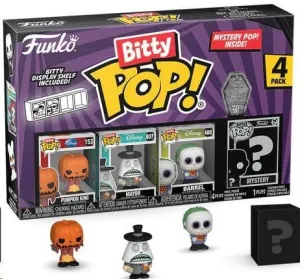 PESADILLA ANTES DE NAVIDAD PACK DE 4 FIGURAS BITTY POP! VINYL PUMPKIN JACK 2,5 CM
