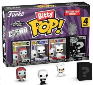 PESADILLA ANTES DE NAVIDAD PACK DE 4 FIGURAS BITTY POP! VINYL SALLY 2,5 CM