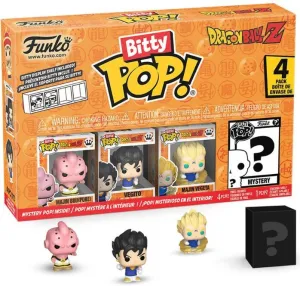 DRAGON BALL PACK DE 4 FIGURAS BITTY POP! VINYL SERIES 3 2,5 CM