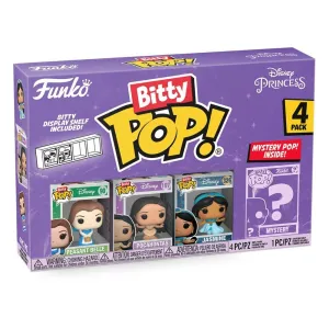 DISNEY PRINCESSES PACK DE 4 FIGURAS BITTY POP! VINYL BELLE 2,5 CM