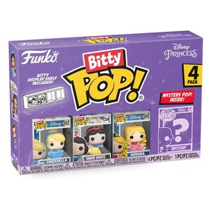 DISNEY PRINCESSES PACK DE 4 FIGURAS BITTY POP! VINYL CINDERELLA 2,5 CM