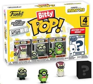 MINIONS PACK DE 4 FIGURAS BITTY POP! VINYL FRANKENBOB 2,5 CM