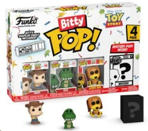 TOY STORY PACK DE 4 FIGURAS BITTY POP! VINYL WOODY 2,5 CM