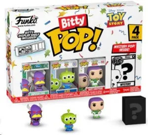 TOY STORY PACK DE 4 FIGURAS BITTY POP! VINYL ZURG 2,5 CM