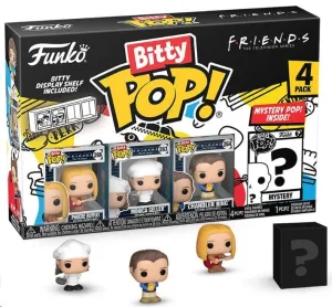 FRIENDS PACK DE 4 FIGURAS BITTY POP! VINYL PHOEBE 2,5 CM