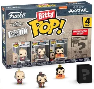 AVATAR LA LEYENDA DE AANG PACK DE 4 FIGURAS BITTY POP! VINYL IROH 2,5 CM