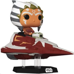 STAR WARS: THE CLONE WARS POP! RIDES VINYL CABEZÓN AHSOKA TANO IN DELTA 7 JEDI STARFIGHTER 15 CM