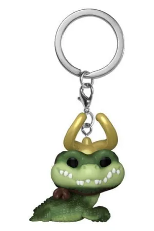 LOKI LLAVEROS POP! VINILO COCODRILO LOKI 4 CM