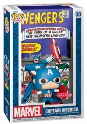 MARVEL AVENGERS CAPITÁN AMÉRICA FUNKO POP! COMIC COVER F-30