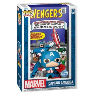 MARVEL AVENGERS CAPITÁN AMÉRICA FUNKO POP! COMIC COVER F-30