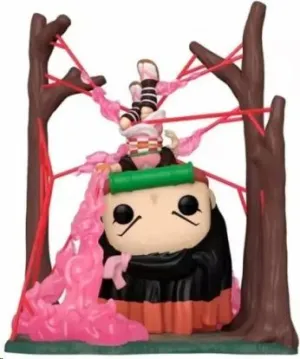 GUARDIANES DE LA NOCHE POP! ANIMATION VINYL FIGURA NEZUKO EN TELA DE ARAÑA (GLOW) EXCLUSIVO 9CM