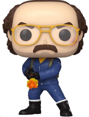 STRANGER THINGS FIGURA POP! TV VINYL MURRAY CON LANZALLAMAS 9 CM