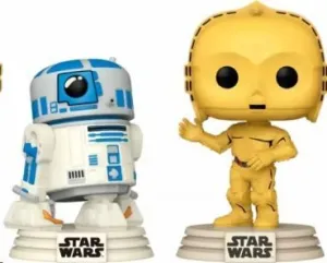 DISNEY 100 POP! R2-D2 Y C-3PO (RETRO REIMAGINED) 9 CM