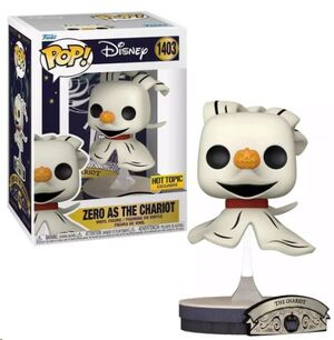 DISNEY PESADILLA ANTES DE NAVIDAD POP! ZERO AS THE CHARIOT (EXC)