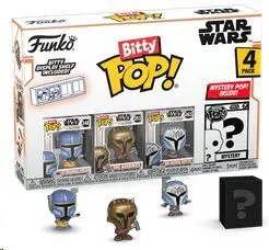 MANDALORIAN PACK DE 4 FIGURAS BITTY POP! VINYL HEAVY MANDALORIAN 2,5 CM