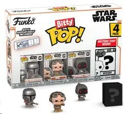 MANDALORIAN PACK DE 4 FIGURAS BITTY POP! VINYL MANDALORIAN 2,5 CM