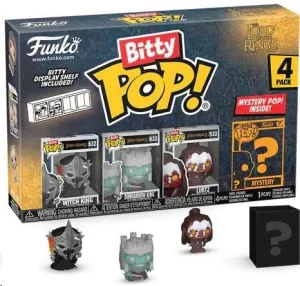 EL SEÑOR DE LOS ANILLOS PACK DE 4 FIGURAS BITTY POP! VINYL WITCH KING 2,5 CM