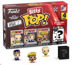 WWE PACK DE 4 FIGURAS BITTY POP! VINYL DUSTY RHODES 2,5 CM