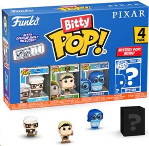 PIXAR PACK DE 4 FIGURAS BITTY POP! VINYL SERIE 3 2,5 CM