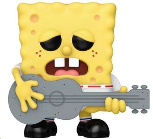 BOB ESPONJA 25TH ANNIVERSARY POP! VINYL FIGURA BOB ESPONJA CON GUITARRA 9 CM