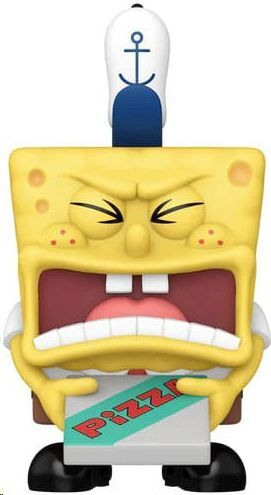 BOB ESPONJA 25TH ANNIVERSARY POP! VINYL FIGURA BOB ESPONJA CON PIZZA 9 CM