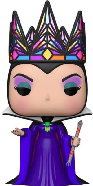 BLANCANIEVES DISNEY FIGURA POP! DISNEY VINYL EVIL QUEEN (BLACK & PURPLE GOWN) 9 CM