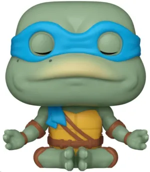 TORTUGAS NINJA POP! MOVIES VINYL FIGURA LEONARDO (MEDITANDO) 9 CM