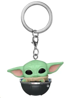 STAR WARS: THE MANDALORIAN LLAVEROS POP! VINYL GROGU 4 CM