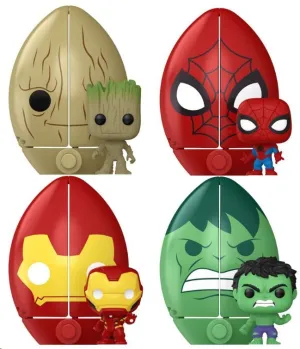 MARVEL FIGURAS EGG POCKET POP! VINYL 4 CM