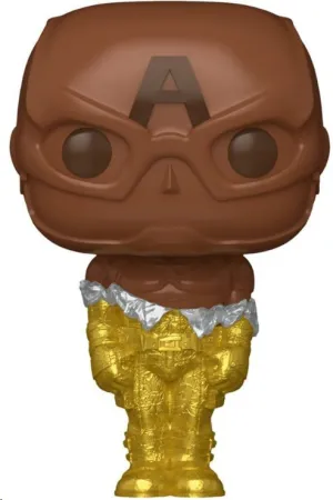 MARVEL FIGURA POP! VINYL EASTER CHOCOLATE CAPTAIN AMERICA 9 CM