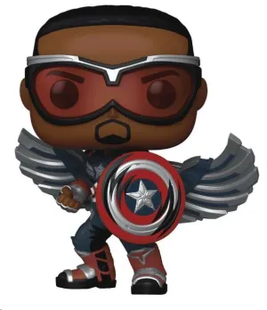 MARVEL POP! COMICS VINYL FIGURA CAPTAIN AMERICA (SAM WILSON) EXCLUSIVO 9 CM