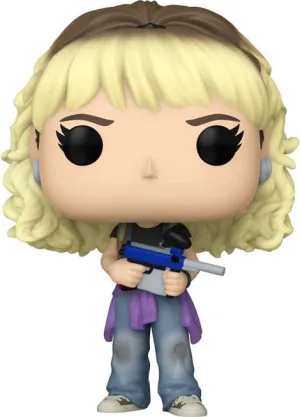 ESTADO ELÉCTRICO FIGURA POP! MOVIES VINYL MICHELLE CON PISTOLA DE PAINTBALL 9 CM
