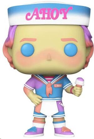 STRANGER THINGS FIGURA POP! TV VINYL STEVE (SCOOPS AHOY) 9 CM