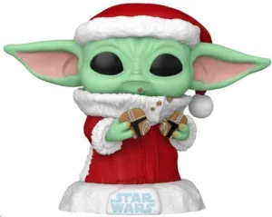 STAR WARS: THE MANDALORIAN POP! VINYL FIGURA HOLIDAY GROGU SANTA 9 CM