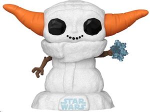 STAR WARS THE MANDALORIAN POP! VINYL FIGURA HOLIDAY GROGU MUÑECO DE NIEVE 9 CM