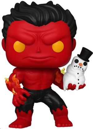 MARVEL POP! VINYL FIGURA HOLIDAY RED HULK 9 CM