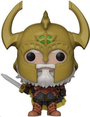 EL SEÑOR DE LOS ANILLOS: LA GUERRA DE LOS ROHIRRIM FIGURA POP! MOVIES VINYL HELM HAMMERHAND 9 CM