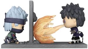 NARUTO POP! MOMENT VINYL FIGURAS KAKASHI VS OBITO 9 CM