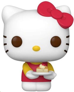 HELLO KITTY FIGURA POP! SANRIO VINYL HELLO KITTY CON TARTA 9 CM