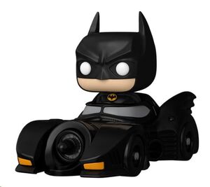 BATMAN 85TH ANNIVERSARY POP! RIDES DELUXE VINYL FIGURA BATMAN W/BATMOBI 9 CM