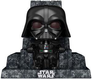 STAR WARS: DARK SIDE POP! DELUXE VINYL FIGURA VADER THRONE 9 CM