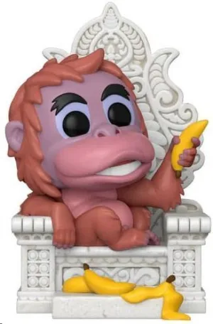 EL LIBRO DE LA SELVA POP! DELUXE VINYL FIGURA REY LOUIE EN TRONO 13 CM