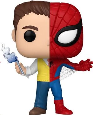 MARVEL FIGURA POP! VINYL SPLIT- SPIDERMAN / PETER PARKER 9 CM