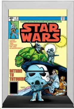 STAR WARS POP! MOVIES VINYL FIGURA SANDTROOPER PORTADA STAR WARS #31 (1977) 18 CM