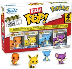 POKÉMON PACK DE 4 FIGURAS BITTY POP! VINYL SERIES 2 2 CM