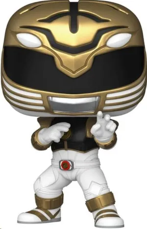 POWER RANGERS: LA PELÍCULA POP! MOVIES VINYL FIGURA WHITE RANGER 9 CM