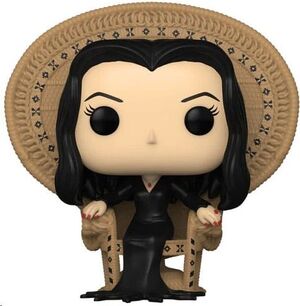 LA FAMILIA ADDAMS POP! DELUXE VINYL FIGURA MORTICIA IN CHAIR 10 CM