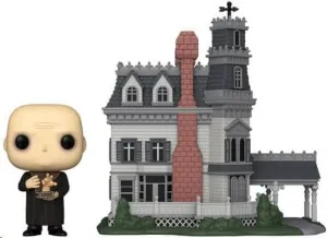 LA FAMILIA ADDAMS POP! TOWN VINYL FIGURA ADDAMS HOME Y UNCLE FESTER 9 CM