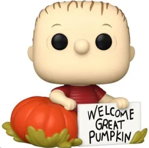 ES LA GRAN CALABAZA, CHARLIE BROWN POP! MOVIES VINYL FIGURA LINUS 9 CM